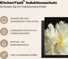 KitchenYeah© Herdabdeckplatte Nahaufnahme einer weißen Produktbild-Vorschau 6