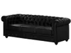3-Sitzer Sofa aus  CHESTERFIELD- Schwarz Produktbild-Vorschau 5