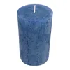 Stumpenkerze aus Paraffin, Nachtblau, Rustic, WENZEL, Produktbild-Vorschau 2