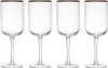 Mikasa Sorrento Glas Weingläser White mit Goldrand und Produktbild-Vorschau 1