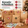 2 x DIY Adventskalender zum Befüllen 24 Papiertüten Produktbild-Vorschau 2