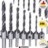 Holzbohrer Senkbohrer Bohrer Set Senker für Holz Produktbild-Vorschau 1