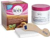 A box of Veet sugar paste hair removal product, a jar of the same product, a wooden applicator, and a stack of strips are displayed. Anteprima dell’immagine prodotto