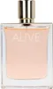 A perfume bottle with a gold cap and a peach-colored liquid inside. Produktbild-Vorschau