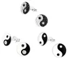 Yin Yang Schmuck aus 925er Silber: Ohrstecker und Zehenring Produktbild-Vorschau 2