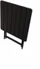 A dark gray folding garden table is shown from a slightly elevated side angle against a white background. Produktbild-Vorschau