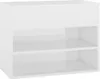 vidaXL Lavica na topánky s vysokým leskom biela 60x30x45 cm Náhľad obrázku produktu 1
