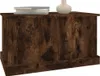 vidaXL Cassapanca in rovere affumicato 70x40x38 cm Anteprima dell’immagine prodotto 9