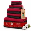 Betz 12er Handtuch-Set PALERMO 100% Baumwolle  Liegetücher Produktbild-Vorschau 1