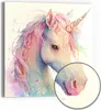 DEQORI Hybrid Leinwand Bild 50x50 cm 'Magische Mähne' Produktbild-Vorschau 1