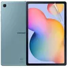 A tablet is shown from the back and front, with a screen protector partially applied. Produktbild-Vorschau