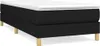 A black bed frame with a white mattress topper, shown from a side angle with wooden legs. Náhľad obrázku produktu
