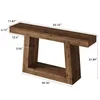 Tribesigns Konsolentisch Massivholz, 140 cm, Produktbild-Vorschau 3