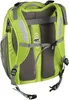 The back of a bright green backpack is shown against a white background. Náhled obrázku produktu