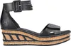 Rieker Damen  Sandalen & Sandaletten schwarz Gr. 38 Produktbild-Vorschau 1