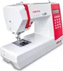 A white and red sewing machine is shown against a white background. Produktbild-Vorschau