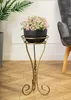 Dastal Blumenständer gold 28x60 cm Metall Haus Dekoration Produktbild-Vorschau 2
