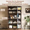 Merax Vitrine Küchenschrank mit LED-Beleuchtung, Produktbild-Vorschau 12