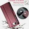Lederhülle für iPhone 16e/iPhone 17e Brieftasche Kartenfach Produktbild-Vorschau 8
