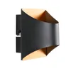 ZMH Wandleuchte Innen Wandlampe Schwarz Gold Up Down Flur Produktbild-Vorschau 9