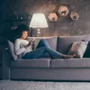 Lampa stojąca Relaxdays w stylu antycznym, abażur z Podgląd zdjęcia produktu 3