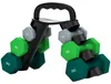 SPORTNOW Gewichtsset met opbergrek, bestaande uit: 2 x 1 Productafbeelding-voorbeeld 1