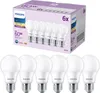 Philips LED Classic Lampe 60W E27 Warmweiß 806lm matt 6er Produktbild-Vorschau 1