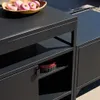 sweeek - Outdoor-Küche 3 Module Edelstahl - Schwarz Produktbild-Vorschau 5