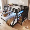 Letto a castello Merax 90x200 cm + 140x200 cm, letto per Anteprima dell’immagine prodotto 4