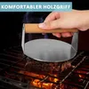 5-Stück Burger-Set, Grillspachtel Edelstahl, Burger Produktbild-Vorschau 3