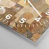 Wanduhr - Quadrat - Glasuhr - Abstraktion Figuren Produktbild-Vorschau 5