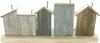 Dekoobjekt "Strandpromenade" aus Holz, Häuser mit Muscheln, Produktbild-Vorschau 4
