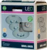 LED Einbauleuchten 3er Set IP44 1,8 W 3000K silber Produktbild-Vorschau 11