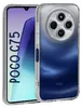 A transparent phone case with a blue gradient design is shown on a phone. Náhľad obrázku produktu