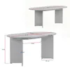 Skye Decor, uitschuifbare eettafel 160-200 cm, travertin & Productafbeelding-voorbeeld 12