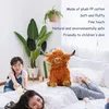 Hochlandkuh Kuscheltier Plüschtier, Niedlichen Kuh Produktbild-Vorschau 2