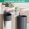 Avalo Treteimer 30L - Edelstahl Silber - Soft Close - Produktbild-Vorschau 6