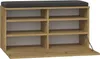 BDW, scarpiera con sedile, 85x35x45 cm, panca e ribalta, Anteprima dell’immagine prodotto 2