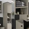 Mobiletto da bagno Vicco Joli Grigio 37 x 192 cm con 2 Anteprima dell’immagine prodotto 5