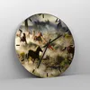 Wanduhr - Rund - Glasuhr - Cowboy Cowgirl Pferd - 40x40cm - Produktbild-Vorschau 4