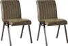 Two identical chairs are shown against a white background.