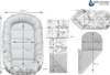 5 Teile, Babynestchen, Krabbeldecke, 100x60x15, Hirsch in Produktbild-Vorschau 2