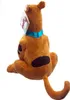 A plush toy of the character Scooby-Doo is shown from the back, sitting down. Náhled obrázku produktu