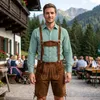 kurze Trachtenlederhose Toni Lederhosen mit Hosenträger, Produktbild-Vorschau 8