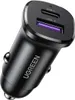 Caricabatterie da auto Ugreen Ec305 Usb-C + Usb, 30W (nero) Anteprima dell’immagine prodotto 4