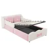 Flieks Kinderbett 90x200cm mit 2 Zierkissen, Hydraulisches Produktbild-Vorschau 5