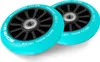 Türkisfarbene Räder für Roller 100 mm, 2er-Pack Produktbild-Vorschau 3
