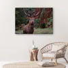 Leinwandbild könig des waldes 60x40 cm Feeby braun wandbild Produktbild-Vorschau 2