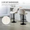 Barhocker 2er Set Höhenverstellbar Drehbar Tresenhocker mit Produktbild-Vorschau 3