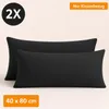 Komfortec Premium Kissenbezug 40x80 cm – 2er Set – Produktbild-Vorschau 4